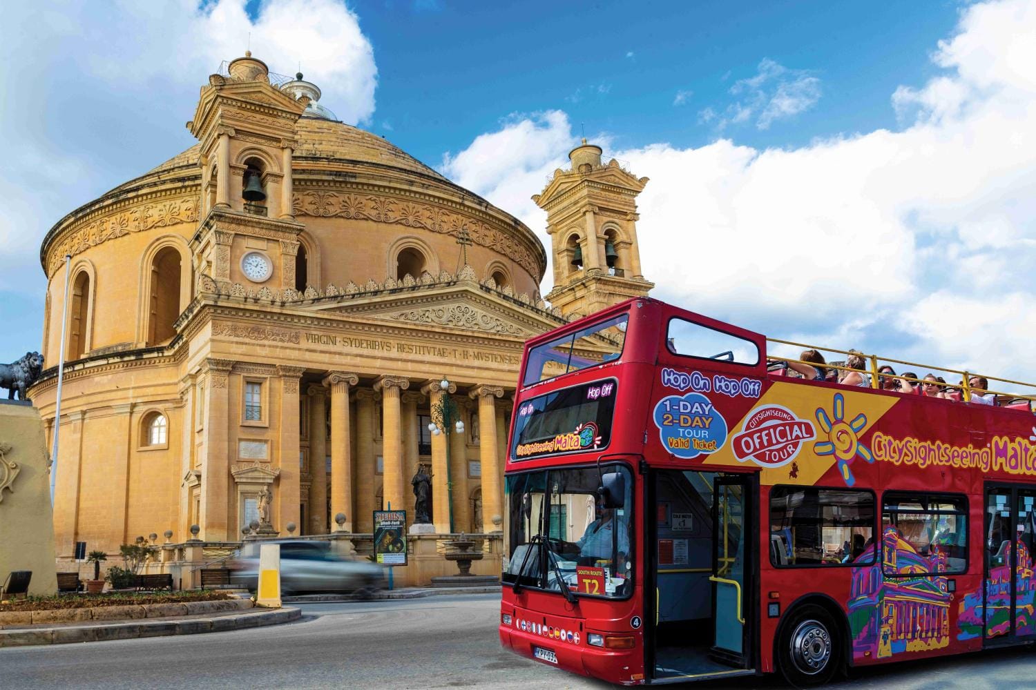 Bus turístico Malta (rutas norte y sur)