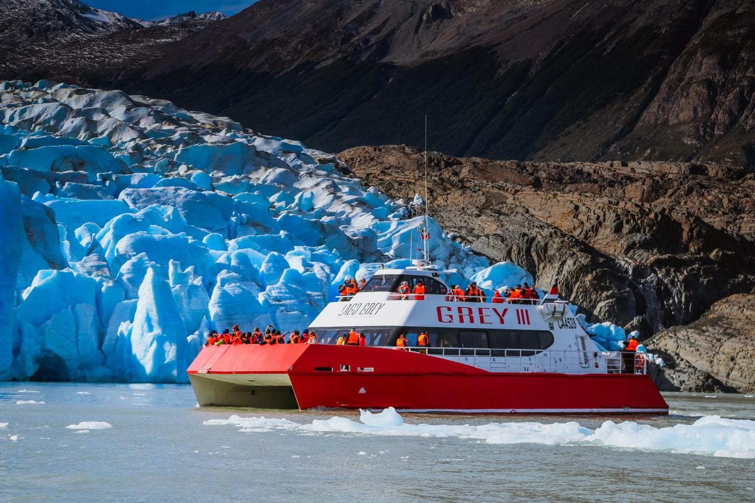 Navegación al Glaciar Grey desde Puerto Natales