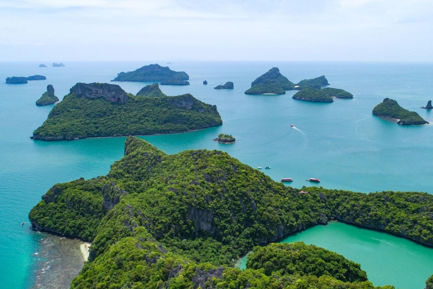 Parque Marino de Angthong en lancha rápida