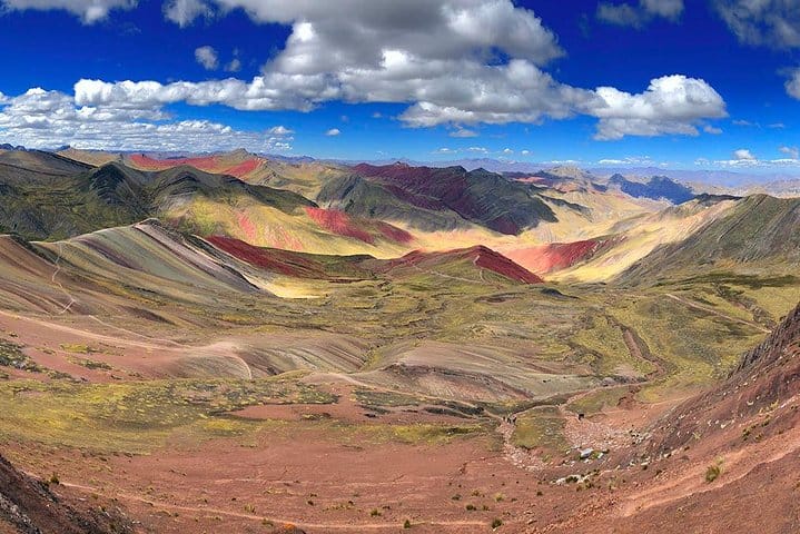 Palccoyo Rainbow Mountain Range and Qeswachaka Last Inca Bridge from Cusco