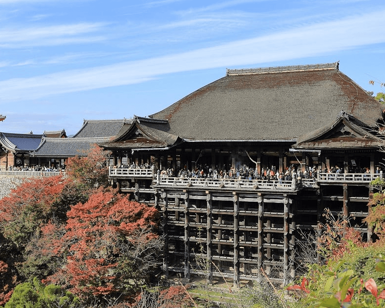Half-day bus tour to Kyoto's three most famous temples - Kinkaku-ji, Ginkaku-ji, and Kiyomizu-dera