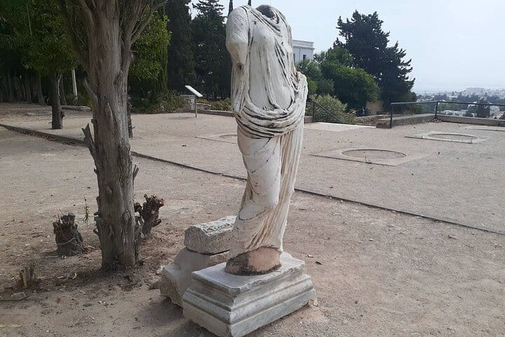 Excursión guiada de medio día a Cartago y Sidi Bou Said con almuerzo incluido.