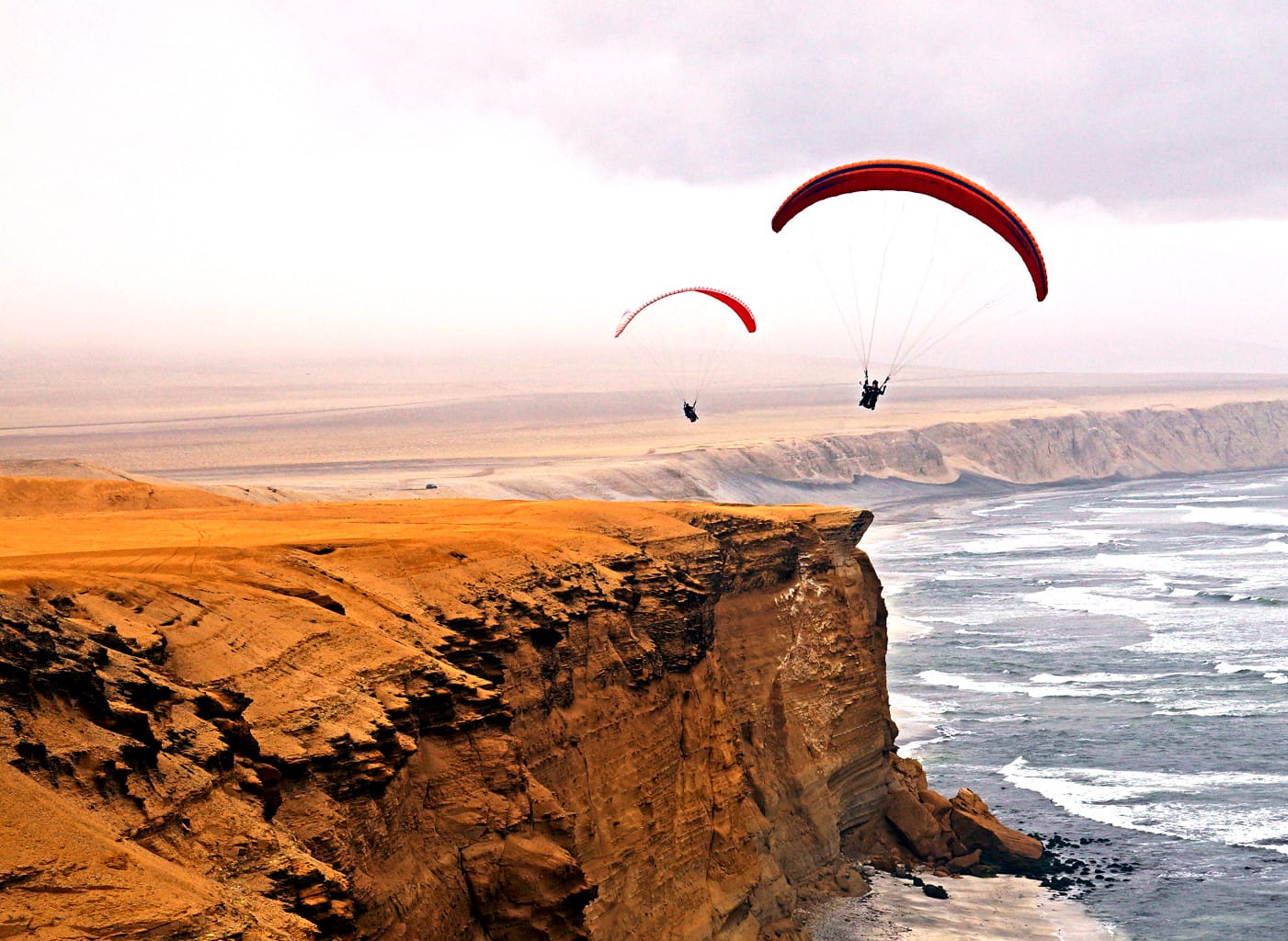 Par-07 : Paragliding Adventure - Soaring Over Paracas Reserve