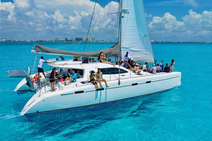 Catamaran to Isla Mujeres with Open Bar