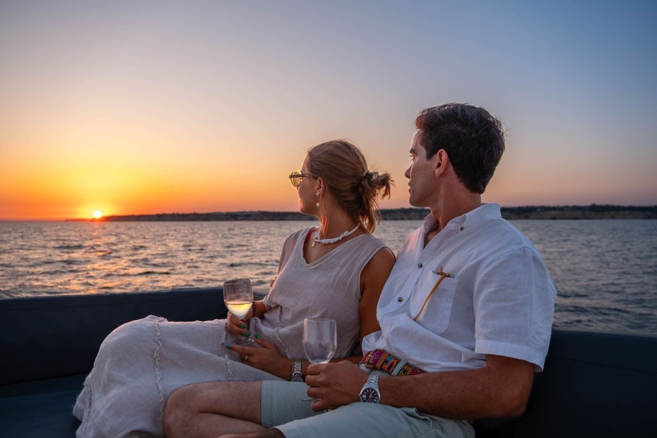 Albufeira: Degustación gastronómica al atardecer
