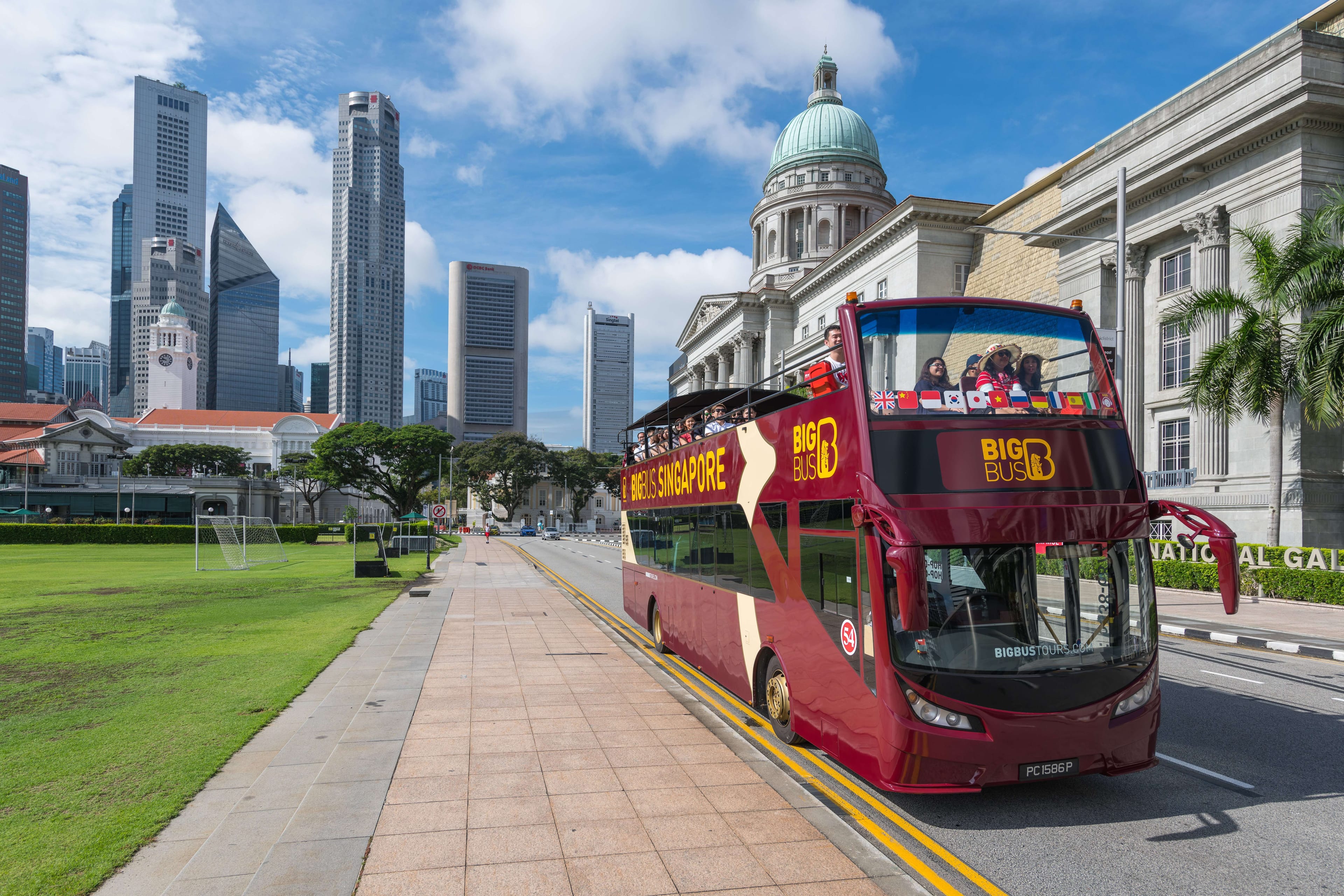 Recorrido turístico de 2 días en autobús turístico Big Bus Singapur con recorrido nocturno