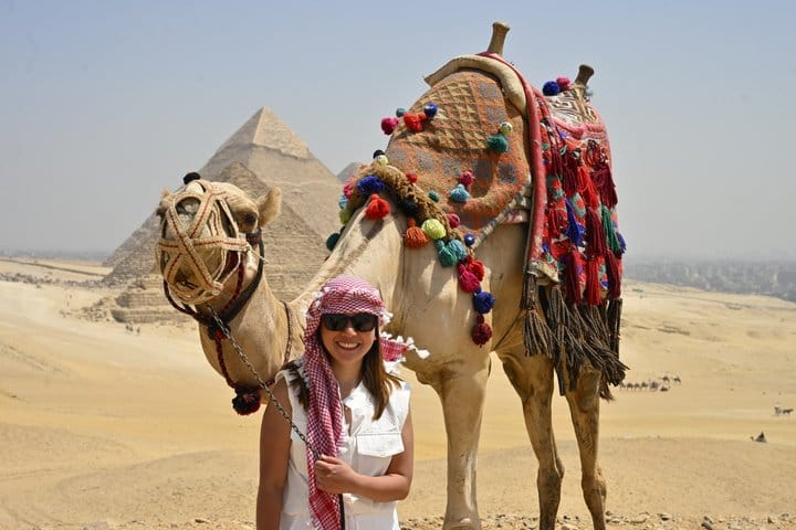 Las mejores pirámides privadas de Giza, la esfinge, Saqqara, el camello y la faluca del Nilo