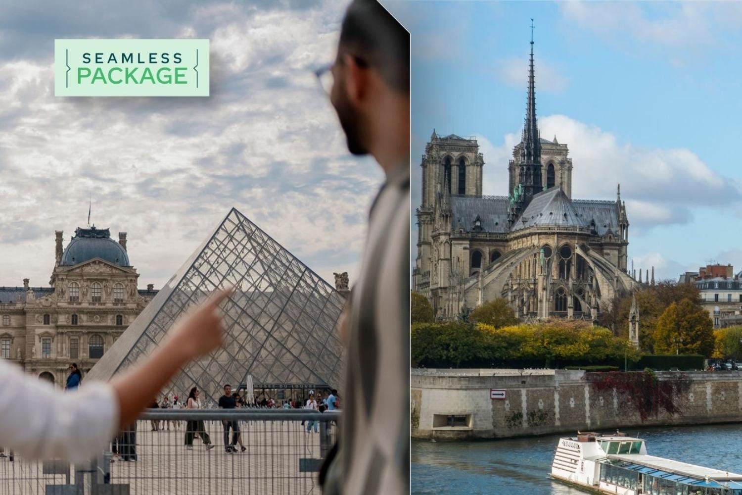 Visita guiada al museo del Louvre y crucero con cena por el Sena.